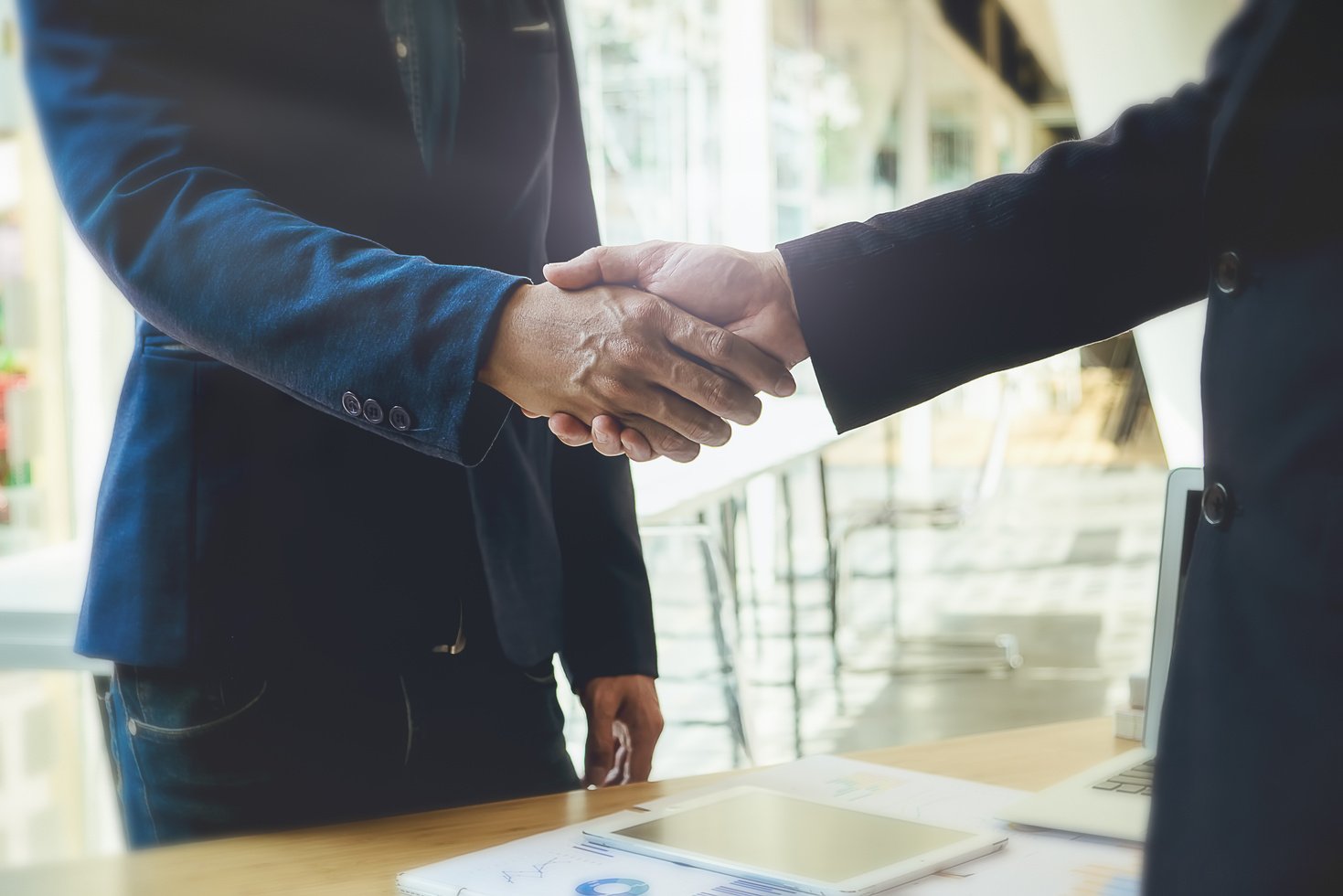 Business Partnership Meeting Concept.